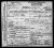 William Jasper Coleman's death certificate